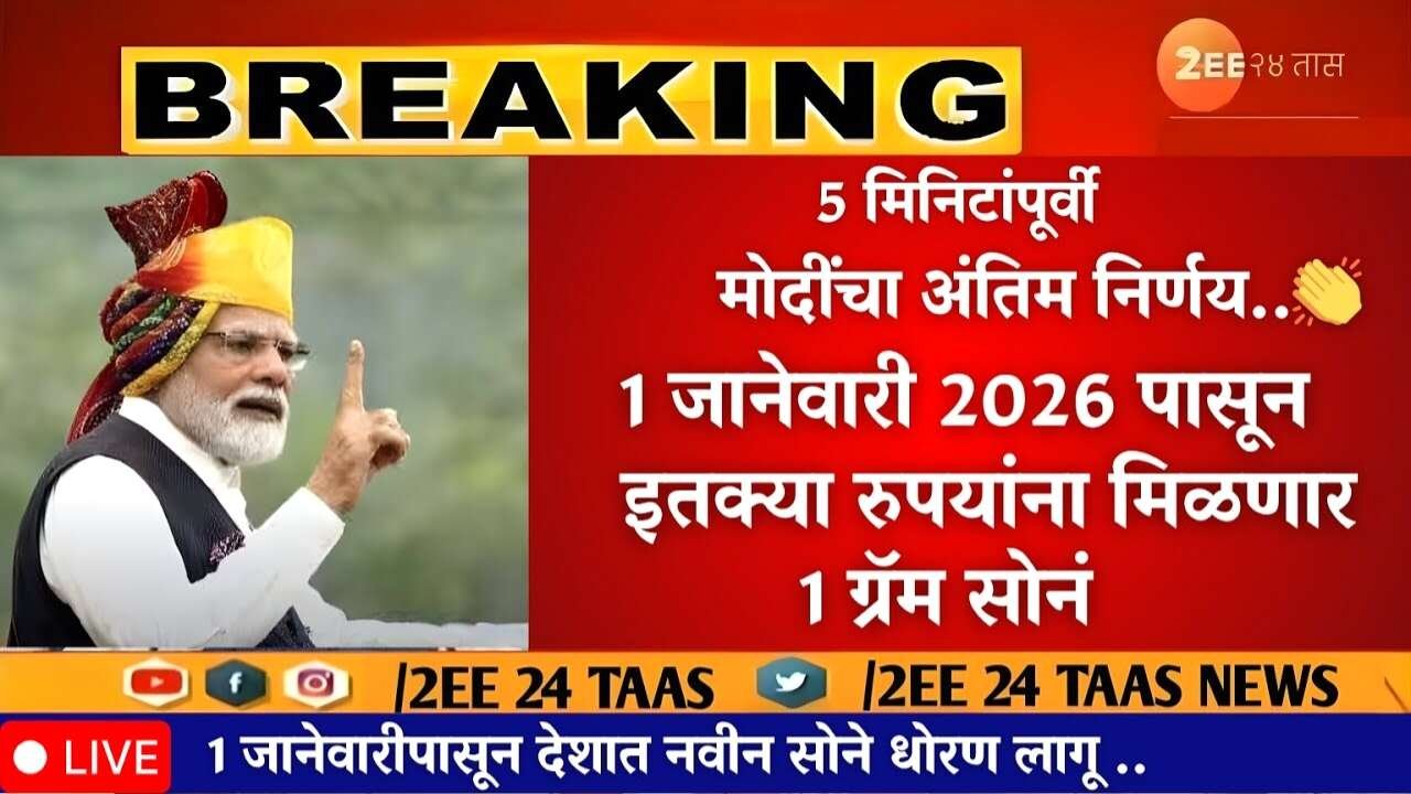 Gold-Silver Price: सोन्याच्या दरात घसरण! आजचे नवीन दर पहा