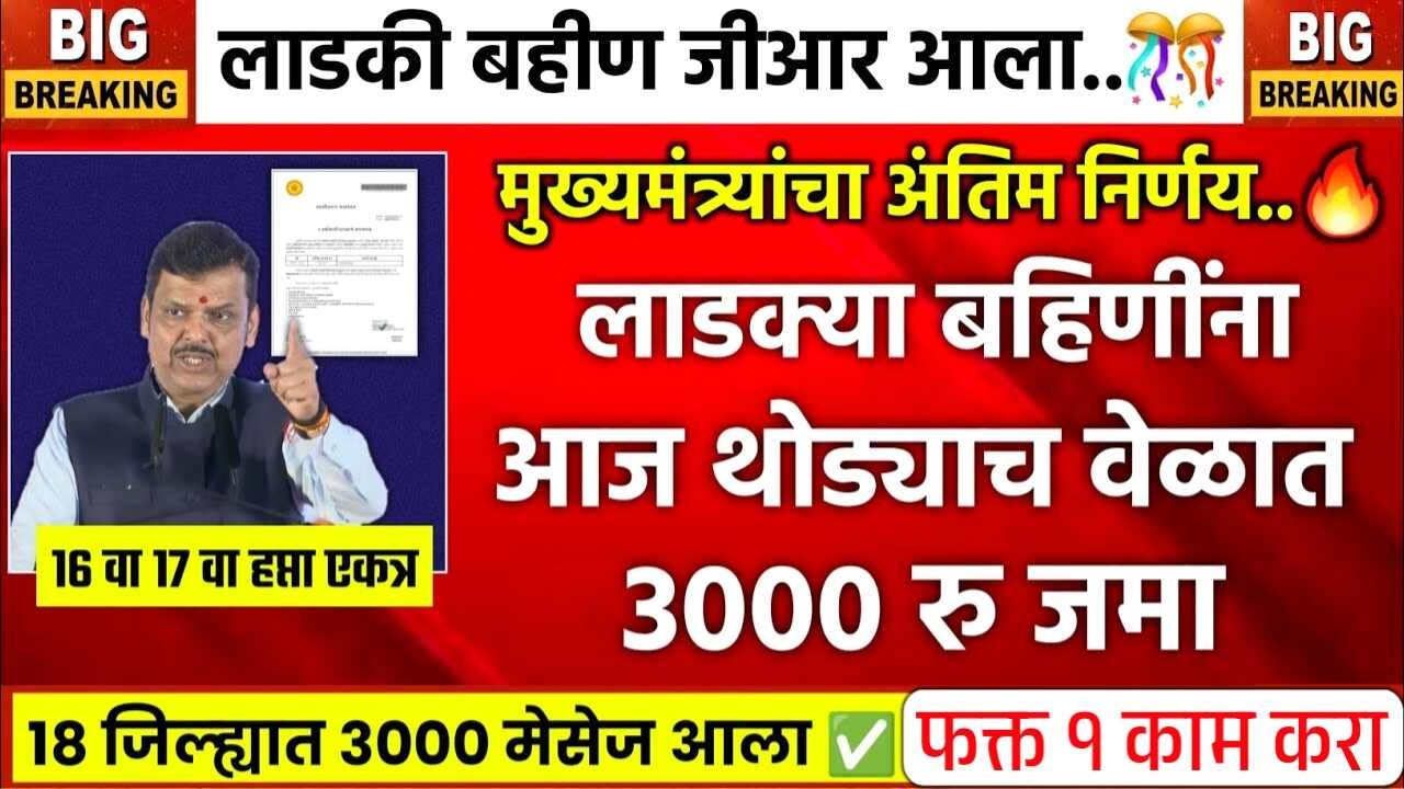 खुशखबर! लाडकी बहीणींनो, ऑक्टोबरचा हप्ता 1500 रूपये मंजूर; खात्यावर पैसे जमा झाले Ladki Bahin Yojana October Yadi